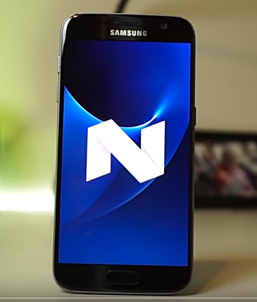 Galaxy S7 mit Android 7.0 YouTube